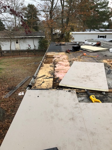 Flat Roof Trailer Roof Repair Lewes Delaware