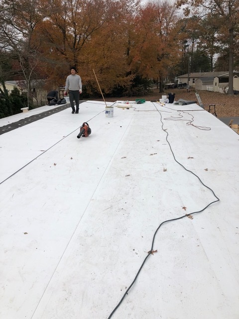 Flat Roof Trailer Roof Repair Lewes Delaware